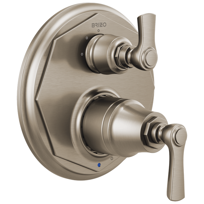 Brizo Rook:T75P560 Pressure Balance Valve with Integrated 3-Function Diverter Trim