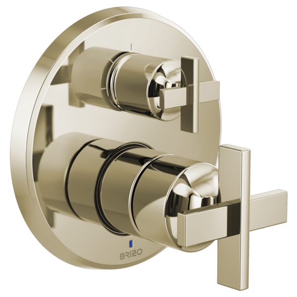 Brizo Levoir: Pressure Balance Valve With Integrated 3-Function Diverter Trim - Less Handles