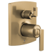 Brizo Kintsu: Pressure Balance Valve Trim with Integrated 6-Function Diverter Trim - Less Handles