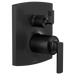 Brizo Kintsu: Pressure Balance Valve Trim with Integrated 6-Function Diverter Trim - Less Handles