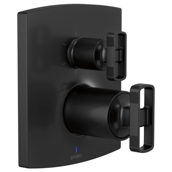 Brizo Kintsu: Pressure Balance Valve Trim with Integrated 6-Function Diverter Trim - Less Handles