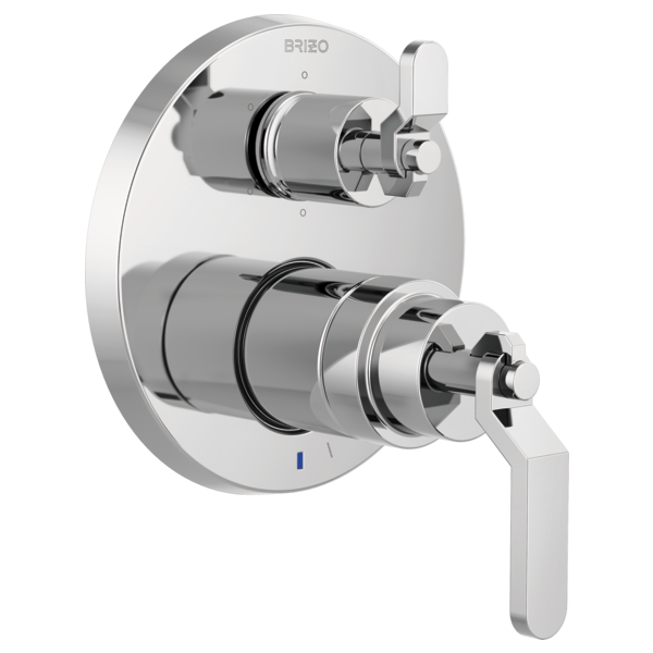 Brizo Litze: Pressure Balance Valve with Integrated 6-Function Diverter Trim - Less Handles