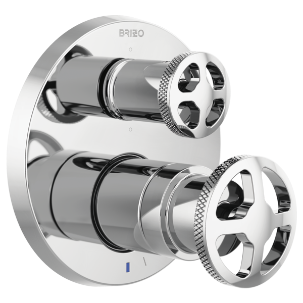 Brizo Litze: Pressure Balance Valve with Integrated 6-Function Diverter Trim - Less Handles
