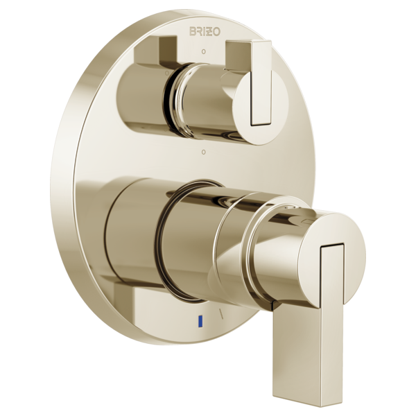Brizo Litze: Pressure Balance Valve with Integrated 6-Function Diverter Trim - Less Handles