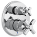 Brizo Invari: Pressure Balance Valve With Integrated 6-Function Diverter Trim - Less Handles