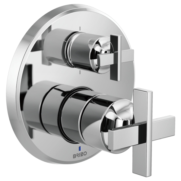 Brizo Levoir: Pressure Balance Valve With Integrated 6-Function Diverter Trim - Less Handles