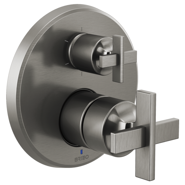 Brizo Levoir: Pressure Balance Valve With Integrated 6-Function Diverter Trim - Less Handles
