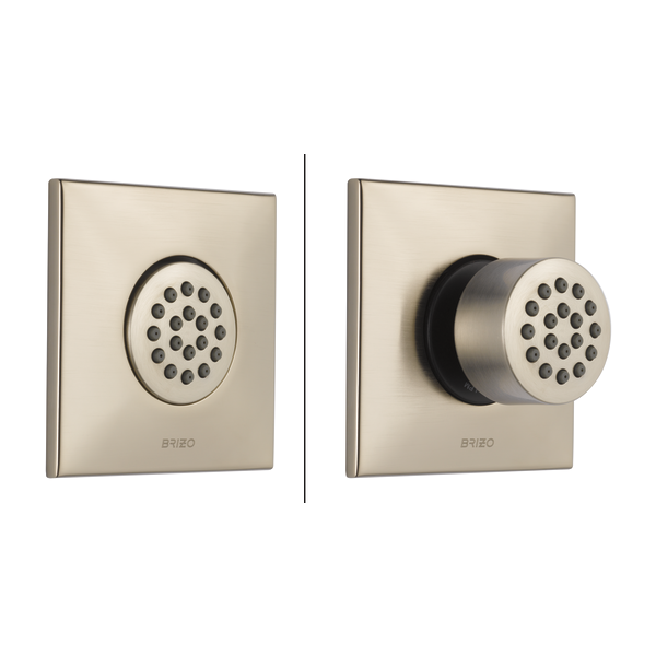 Brizo Universal Showering: Hydrachoice Max Square Body Spray Trim