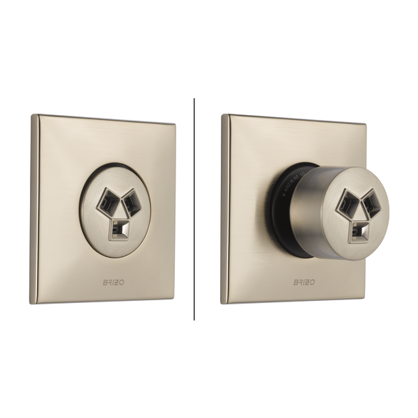 Brizo Universal Showering: Hydrachoice Max Square Body Spray Trim