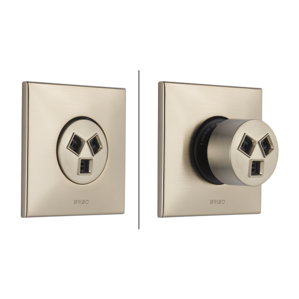 Brizo Universal Showering: Hydrachoice Max Square Body Spray Trim