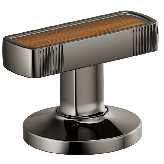 Brizo Kintsu HI5306 Widespread Lavatory Knob with Wood Inlay Handle Kit