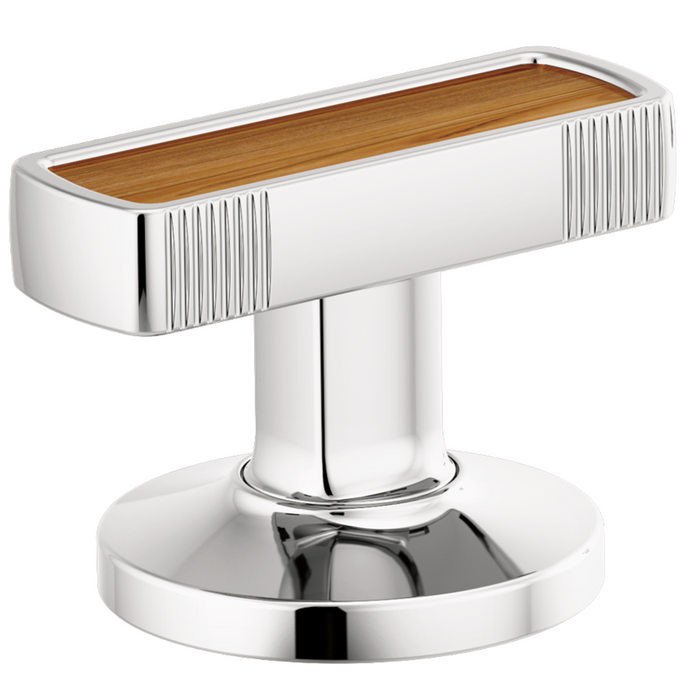 Brizo Kintsu HI5306 Widespread Lavatory Knob with Wood Inlay Handle Kit