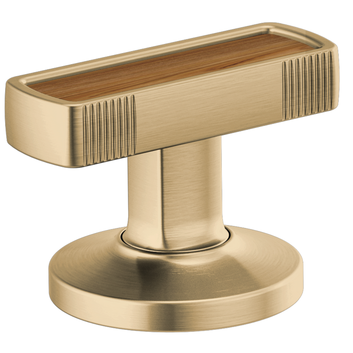 Brizo Kintsu HI5306 Widespread Lavatory Knob with Wood Inlay Handle Kit