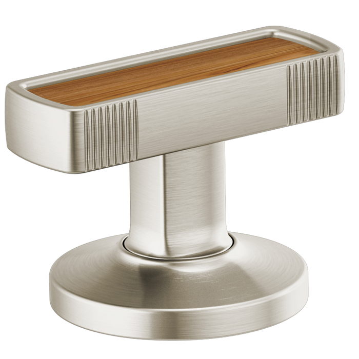 Brizo Kintsu HI5306 Widespread Lavatory Knob with Wood Inlay Handle Kit