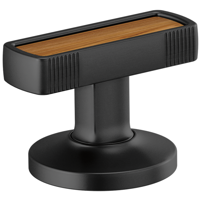 Brizo Kintsu HI5306 Widespread Lavatory Knob with Wood Inlay Handle Kit