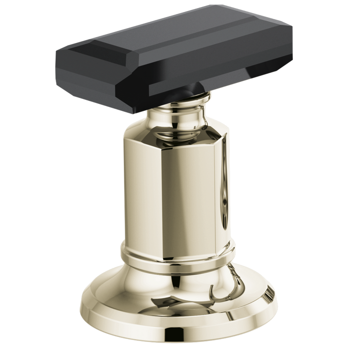 Widespread Lavatory Black Crystal Knob Handle Kit