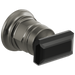 Wall Mount Lavatory Black Crystal Knob Handle Kit