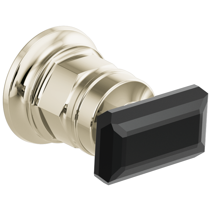 Wall Mount Lavatory Black Crystal Knob Handle Kit
