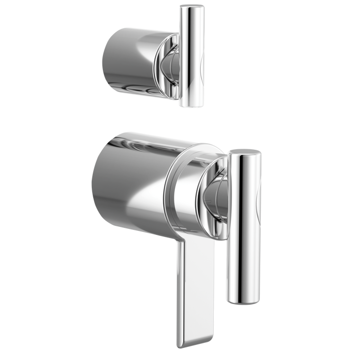 Brizo Roccesco HL75110 TempAssure Thermostatic Valve With Integrated Diverter Lever Handle Kit