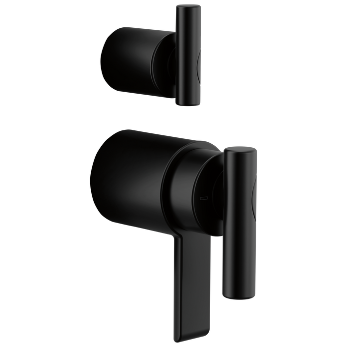 Brizo Roccesco HL75110 TempAssure Thermostatic Valve With Integrated Diverter Lever Handle Kit