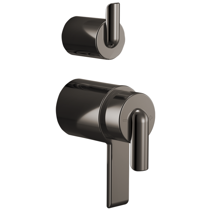 Brizo Roccesco HL75111 TempAssure Thermostatic Valve With Integrated Diverter Bent Lever Handle Kit