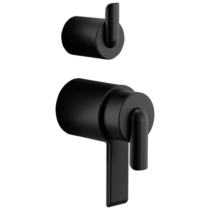 Brizo Roccesco HL75111 TempAssure Thermostatic Valve With Integrated Diverter Bent Lever Handle Kit