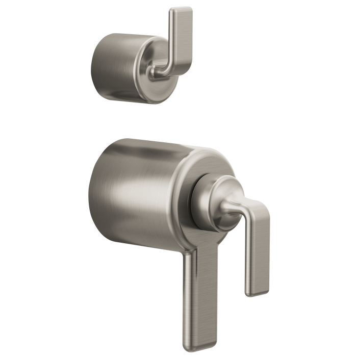 TempAssure Thermostatic Valve Trim with Integrated Diverter Trim Twist Lever Handle Kit