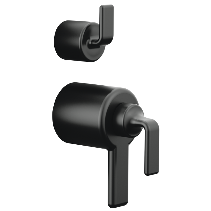 TempAssure Thermostatic Valve Trim with Integrated Diverter Trim Twist Lever Handle Kit