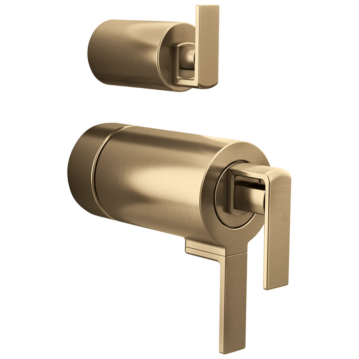 Brizo Frank Lloyd Wright HL7599 TempAssure Thermostatic Valve with Integrated Diverter Trim Gap Lever Handle Kit