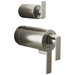 Brizo Frank Lloyd Wright HL7599 TempAssure Thermostatic Valve with Integrated Diverter Trim Gap Lever Handle Kit