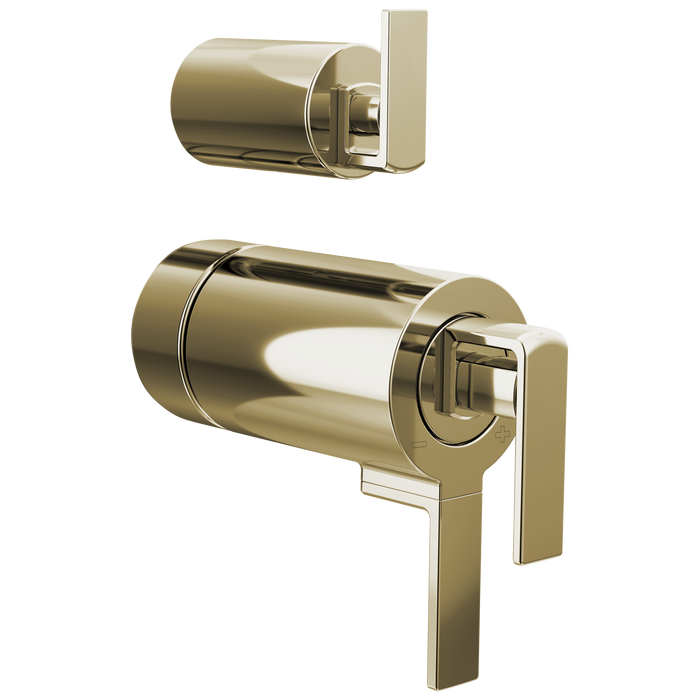Brizo Frank Lloyd Wright HL7599 TempAssure Thermostatic Valve with Integrated Diverter Trim Gap Lever Handle Kit