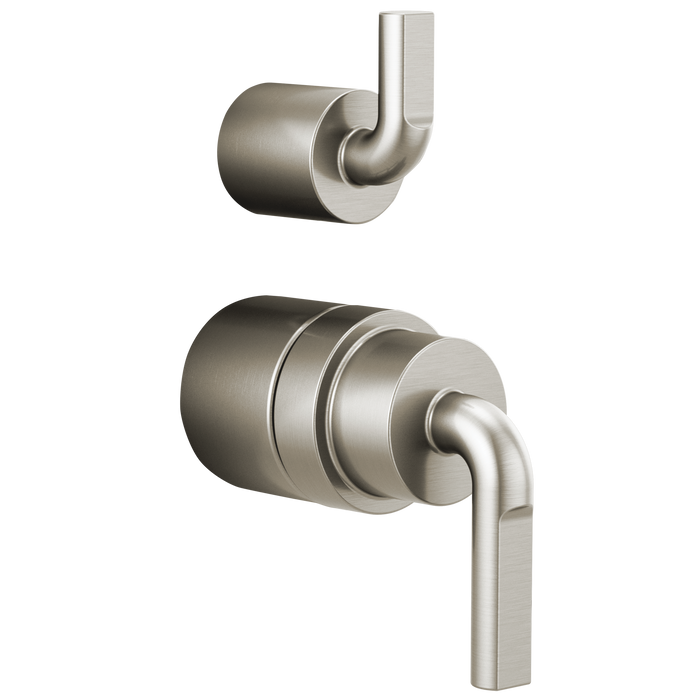 Pressure Balance Valve with Integrated Diverter Trim Notch Lever Handle Kit
