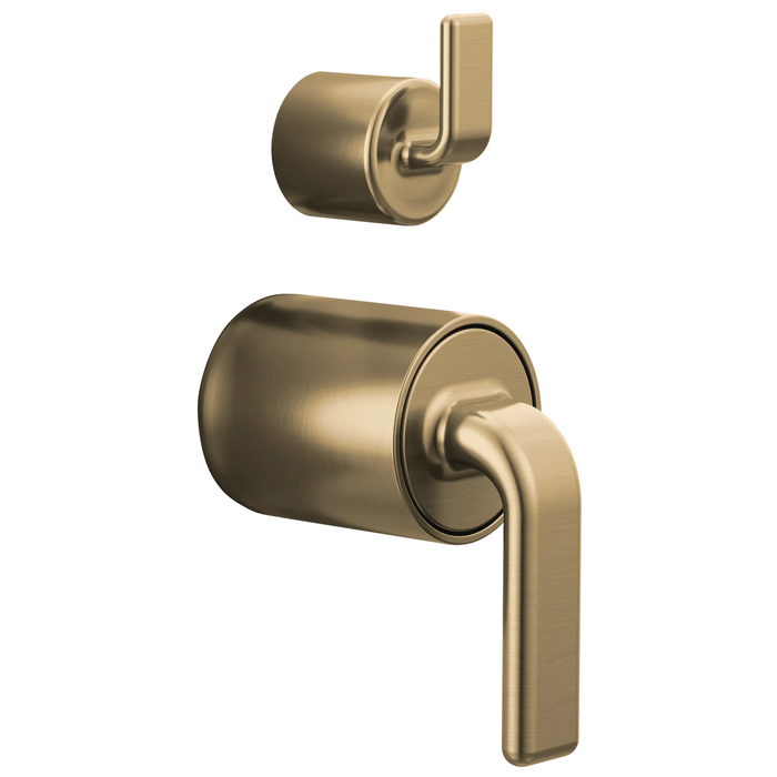 Pressure Balance Valve with Integrated Diverter Trim Twist Lever Handle Kit