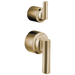 Pressure Balance Valve with Integrated Diverter Trim Lever Handle Kit