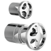 Brizo Litze HW75P32 Pressure Balance Valve with Integrated Diverter Trim Wheel Handle Kit, Chrome