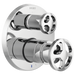 Brizo Litze HW75P32 Pressure Balance Valve with Integrated Diverter Trim Wheel Handle Kit, Chrome