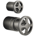 Pressure Balance Valve with Integrated Diverter Trim Wheel Handle Kit