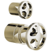 Brizo Litze HW75P32 Pressure Balance Valve with Integrated Diverter Trim Wheel Handle Kit, Polished Nickel