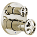 Brizo Litze HW75P32 Pressure Balance Valve with Integrated Diverter Trim Wheel Handle Kit, Polished Nickel