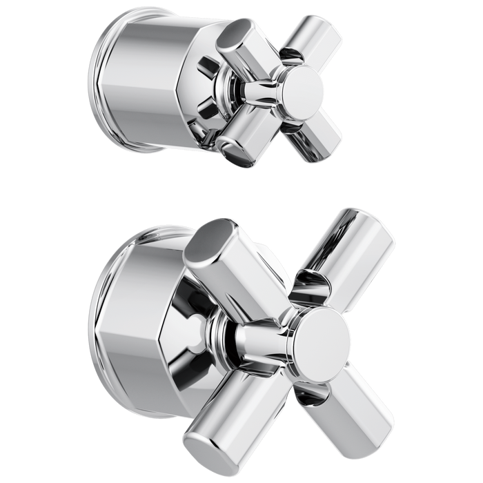 Pressure Balance Valve with Integrated Diverter Trim Cross Handle Kit