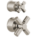 Pressure Balance Valve with Integrated Diverter Trim Cross Handle Kit