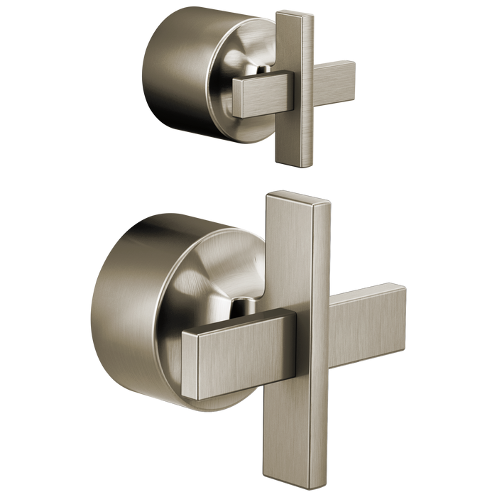 Pressure Balance Valve with Integrated Diverter Trim Cross Handle Kit