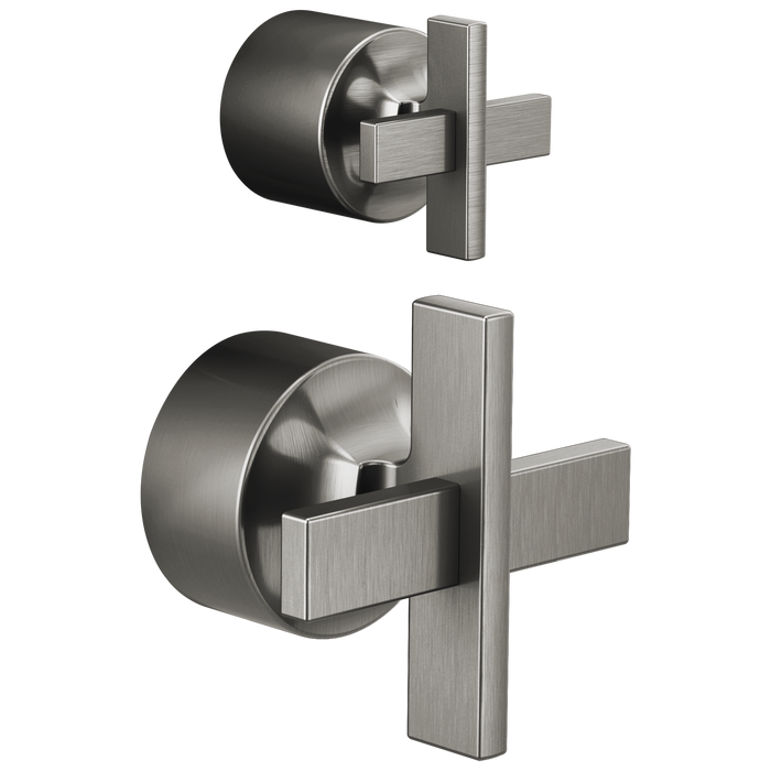 Pressure Balance Valve with Integrated Diverter Trim Cross Handle Kit