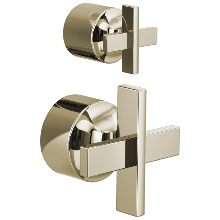 Pressure Balance Valve with Integrated Diverter Trim Cross Handle Kit