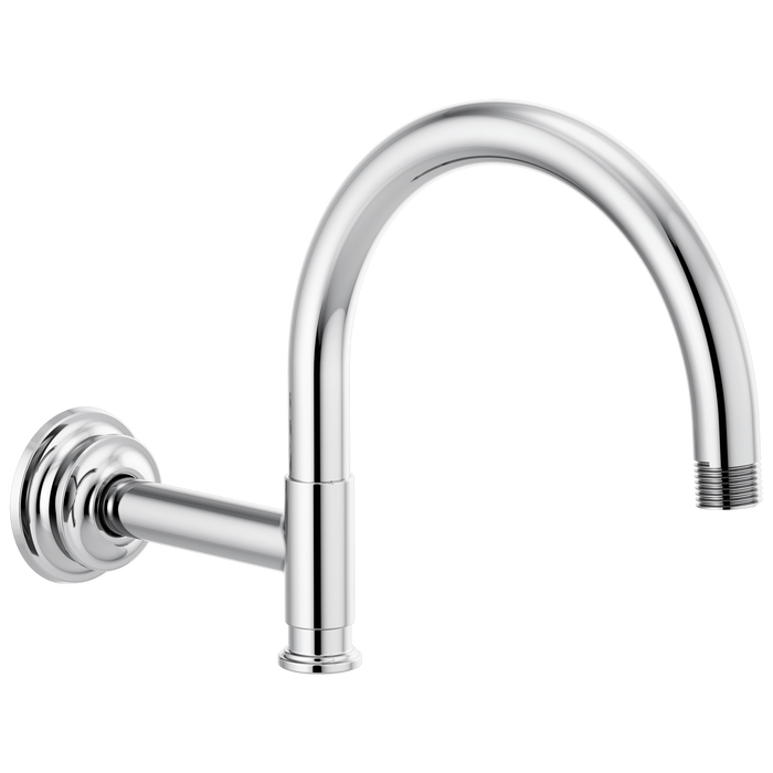 Brizo Invari RP100326GL 12 1/8" Arc Shower Arm And Flange