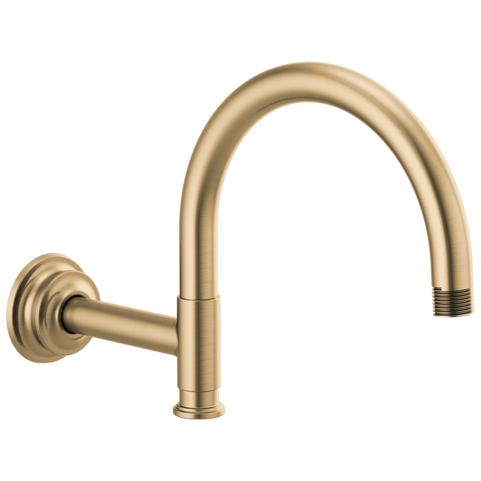 Brizo Invari RP100326GL 12 1/8" Arc Shower Arm And Flange