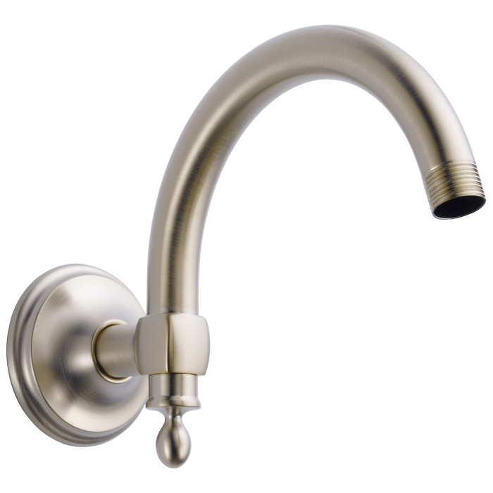 Brizo Essential Shower RP70909BN 10" Classic Wall Mount Shower Arm And Flange