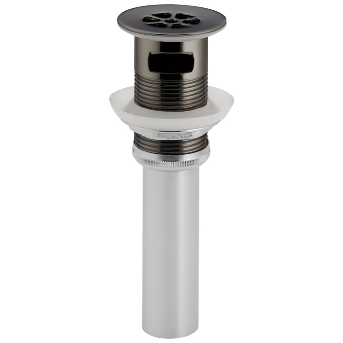 Grid Strainer Lavatory Drain With Overflow