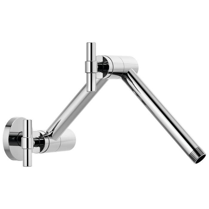 Brizo Essential Shower RP81434BL Linear Round Jointed Wall Mount Shower Arm And Flange