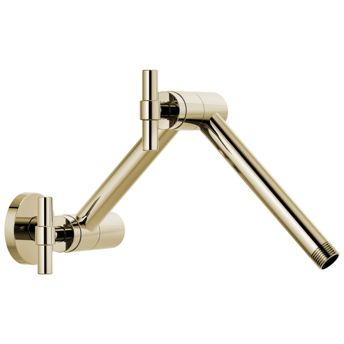 Brizo Essential Shower RP81434BL Linear Round Jointed Wall Mount Shower Arm And Flange